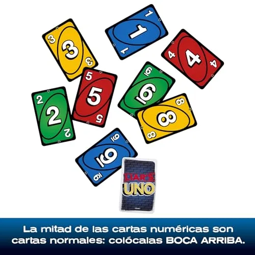 Mattel Games ▫️ Liar's UNO, Jogo de Cartas, 7+, 2-10 jogadores 3