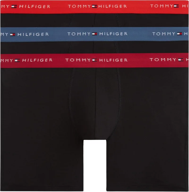 Tommy Hilfiger ▫️ 3p Boxer Brief WB Um0um03874 Cuecas boxer para homem