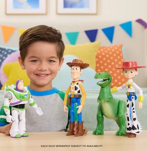 Mattel ▫️ Disney e Pixar Toy Story 5 Figura de ação do Woody 6