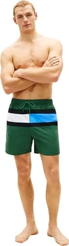 Tommy Hilfiger ▫️ Fato de banho masculino de tamanho médio com cordão Um0um03474 4