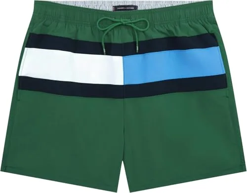 Tommy Hilfiger ▫️ Fato de banho masculino de tamanho médio com cordão Um0um03474 5