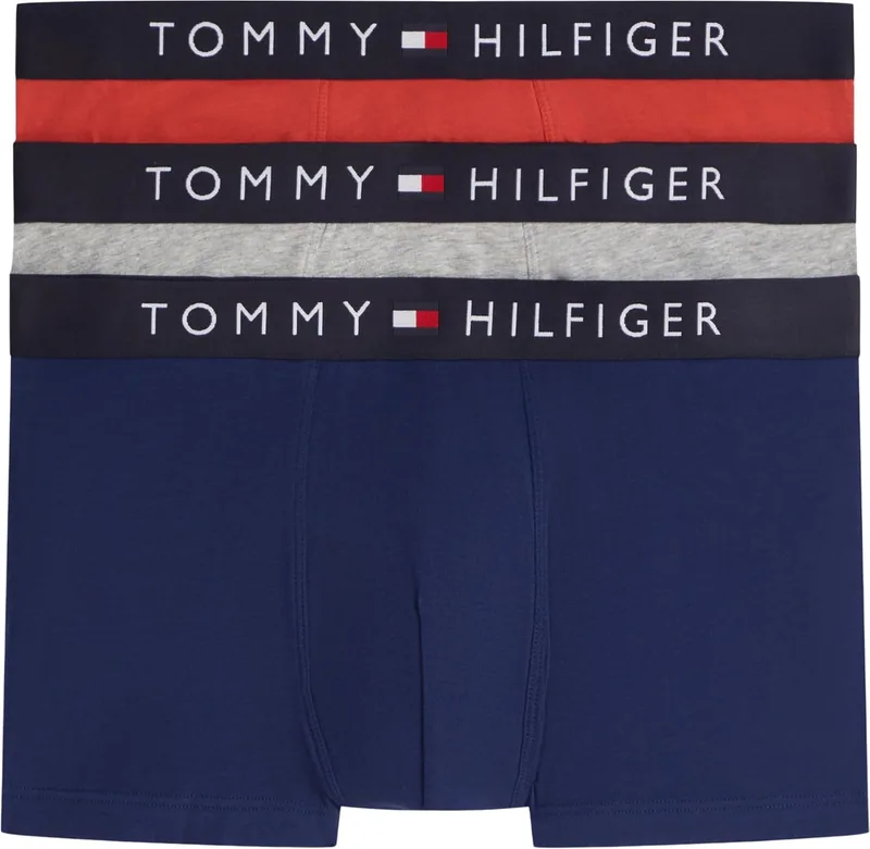 Tommy Hilfiger ▫️ 3p Trunk Um0um03900 Mala de viagem para homem (Conjunto de 3)