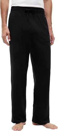 Tommy Hilfiger ▫️ Calças de pijama para homem em malha, modelo largo 4