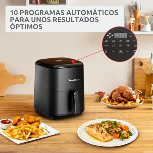 Moulinex ▫️ Easy Fry Max 5L, Fritadeira de ar quente, inclui pinças 2