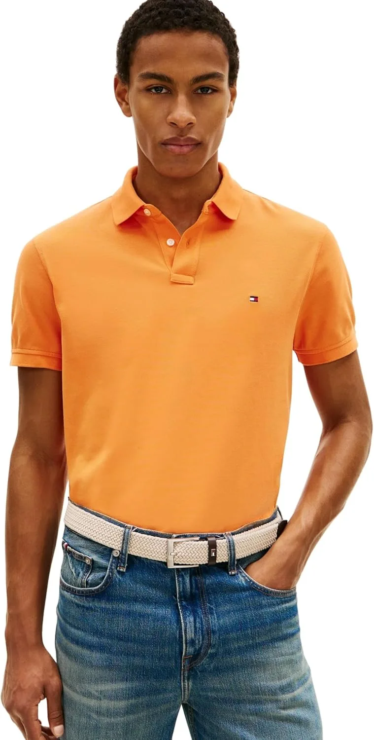 Tommy Hilfiger ▫️ Camisa pólo de manga curta para homem 1985 Regular Fit