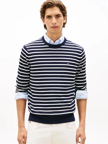 Tommy Hilfiger ▫️ Camisola para homem Essential Cotton com gola redonda 4