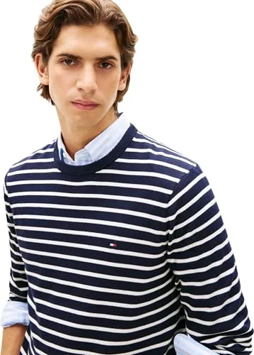 Tommy Hilfiger ▫️ Camisola para homem Essential Cotton com gola redonda 5