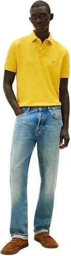 Tommy Hilfiger ▫️ Polo de manga curta para homem 1985, corte regular 5