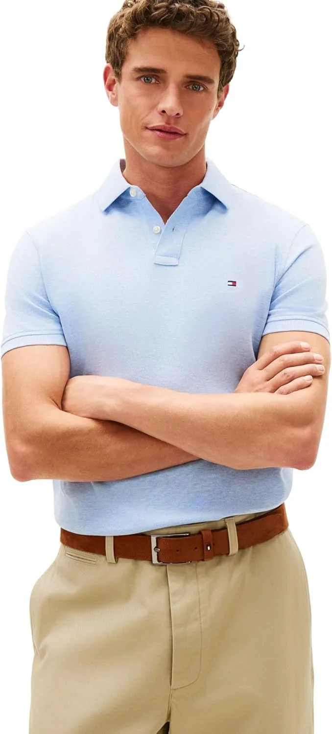 Tommy Hilfiger ▫️ Camisa pólo de manga curta para homem 1985 Regular Fit