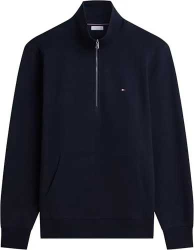 Tommy Hilfiger ▫️ Essential Terry New 1/4 Zip Mw0mw43115 Camisola com meio fecho para homem 6