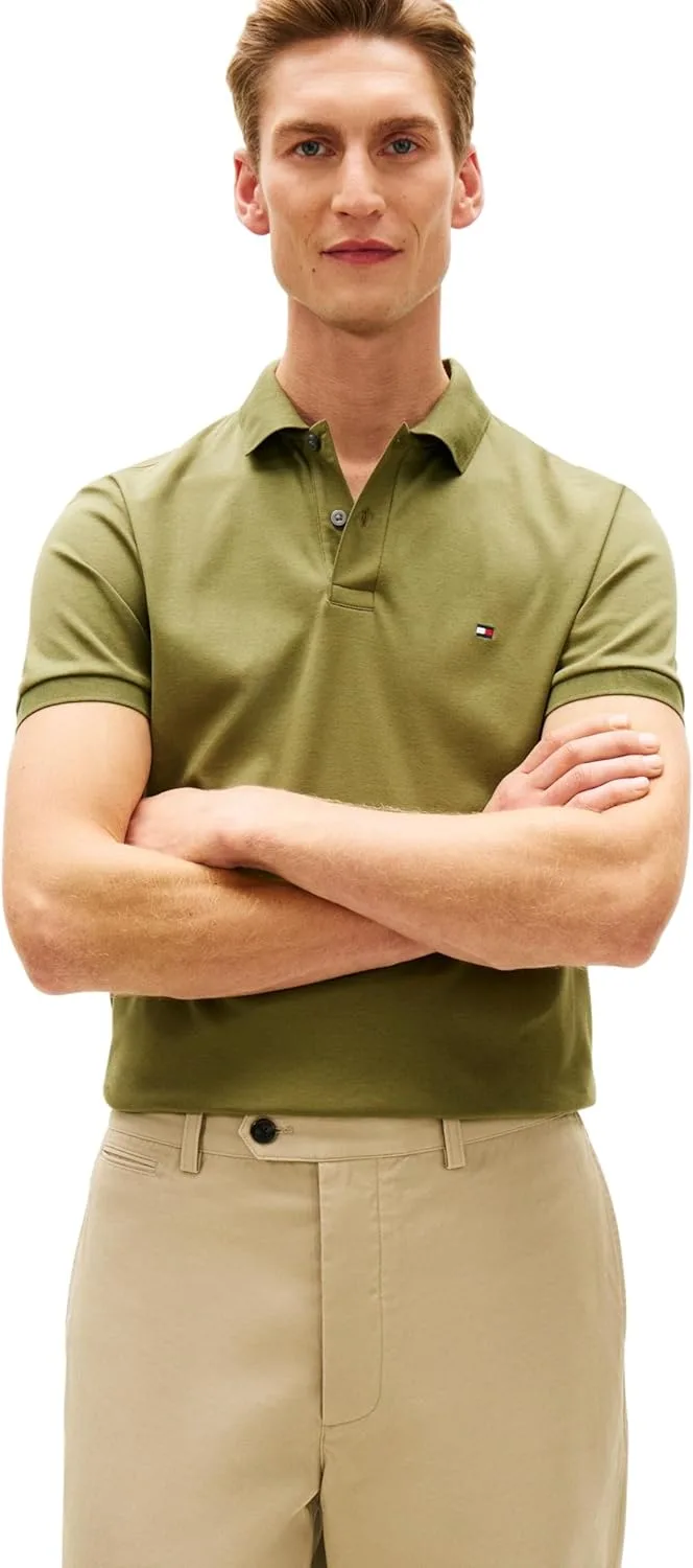 Tommy Hilfiger ▫️ Liquid Cotton Reg Seasonal Polo Mw0mw39994 Polo S/S para homem
