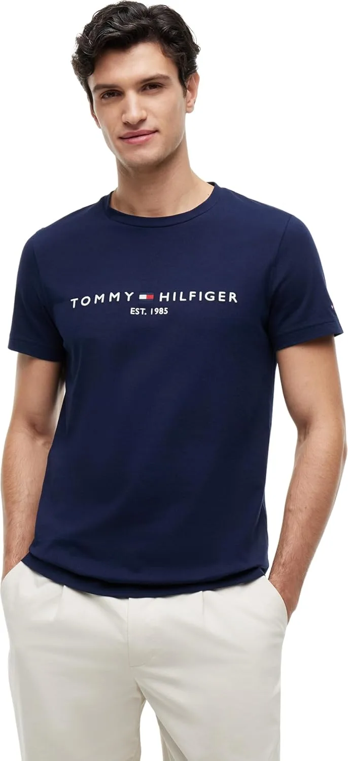 Tommy Hilfiger ▫️ T-shirt de manga curta Slim Fit para homem