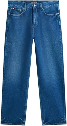 Tommy Hilfiger ▫️ Relaxed Straight River Ike Blue Mw0mw42328 - Calças largas para homem 6