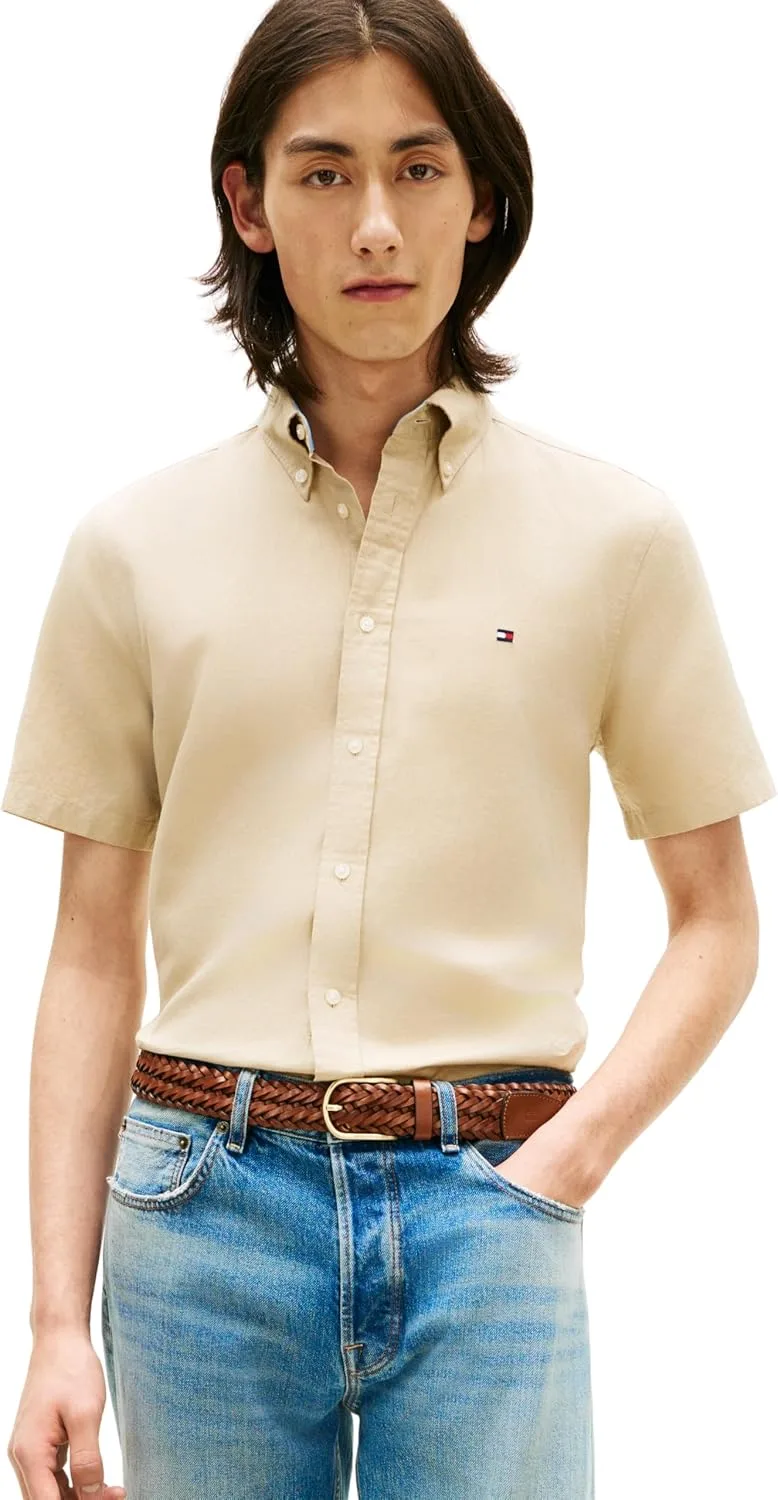 Tommy Hilfiger ▫️ Camisa de manga curta para homem
