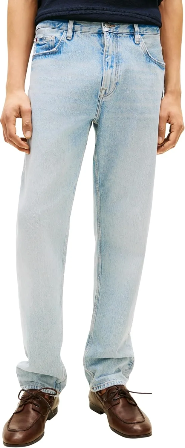 Tommy Hilfiger ▫️ Regular Tapered Harlem Ted Blue Mw0mw42324 - Justas para homem