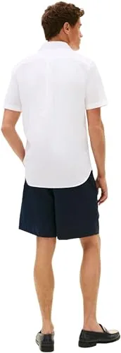 Tommy Hilfiger ▫️ Camisa Seersucker Solid SS RF Mw0mw38570 de manga comprida para homem (pacote de 1) 3
