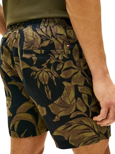 Tommy Hilfiger ▫️ Dover 6" Po Linen Floral AOP 2/2 Mw0mw42546 - Calções chino para homem 6