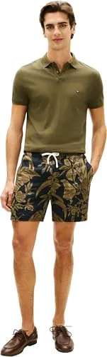 Tommy Hilfiger ▫️ Dover 6" Po Linen Floral AOP 2/2 Mw0mw42546 - Calções chino para homem 7