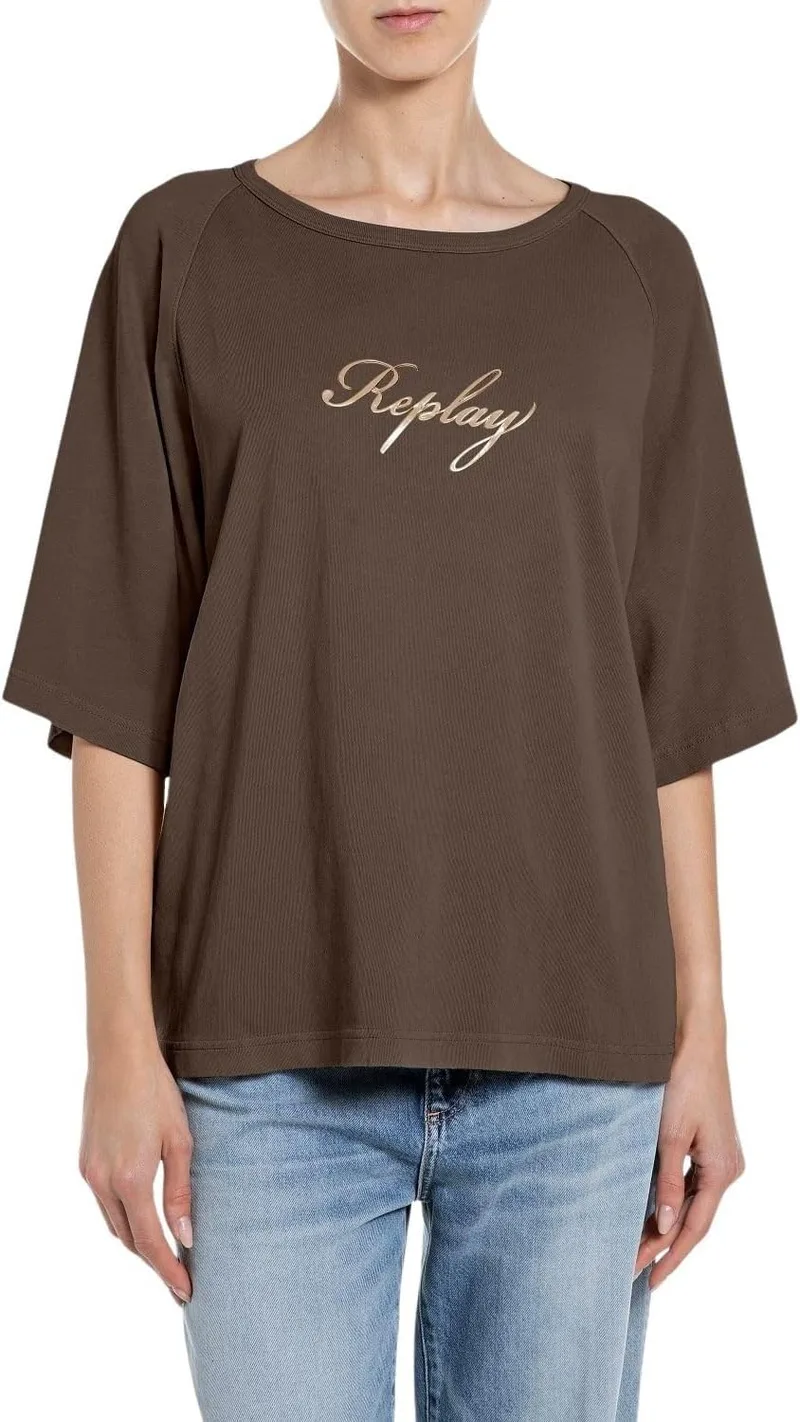 Replay ▫️ W3447d Camiseta de mulher