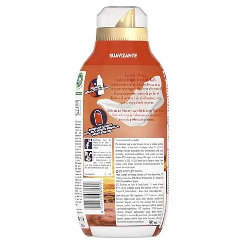 LENOR ▫️ Aire Fresco – Amaciador de roupa, 400 lavagens, Flores Tropicais, 400 lavagens, embalagem de 8, frescura que resiste à secagem em ambientes húmidos ou sob sol intenso 3