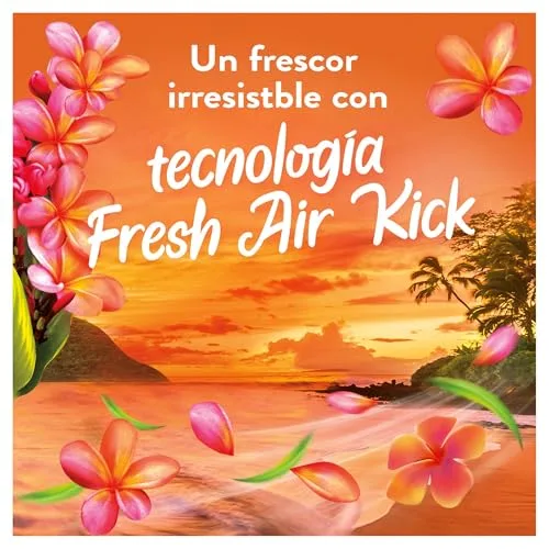 LENOR ▫️ Aire Fresco – Amaciador de roupa, 400 lavagens, Flores Tropicais, 400 lavagens, embalagem de 8, frescura que resiste à secagem em ambientes húmidos ou sob sol intenso 5