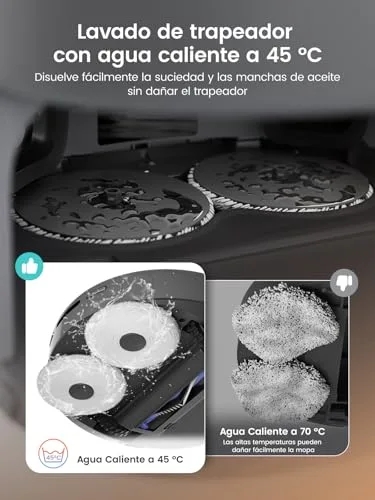Lefant ▫️ M3 MAX – Robô Aspirador e Esfregador de Pisos com Base de Esvaziamento Automático, Tudo-em--Um 20 000 Pa, autonomia de 210 minutos, esvaziamento automático de 3,2 L, lavagem/secagem automática do esfregão, esfregões eleváveis, Wi-Fi/Alexa/iWatch/aplicação 5
