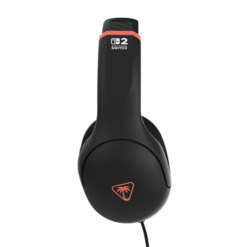 Turtle Beach ▫️ Auscultadores com fio Airlite Fit para jogos, em cinzento carvão - com licença oficial para a Nintendo Switch 2 3