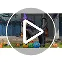 Wothfav ▫️ Decoração insuflável de Halloween com 180 cm: Gato Negro Mágico com LEDs incorporados, estacas e correias; Abóboras para decoração de Halloween no exterior, para relvado, jardim, festivais e festas 7