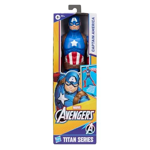 Marvel ▫️ Figura de ação do Capitão América da série Avengers Titan 2