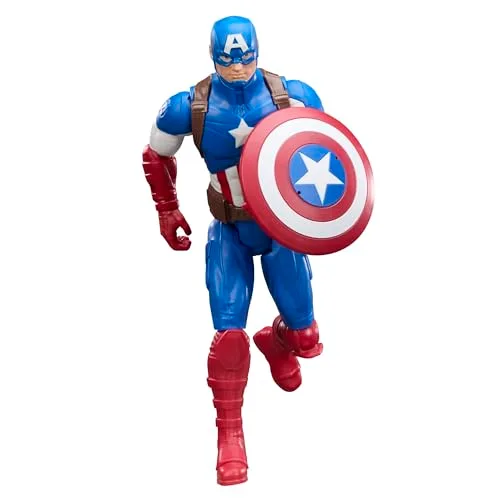 Marvel ▫️ Figura de ação do Capitão América da série Avengers Titan 4