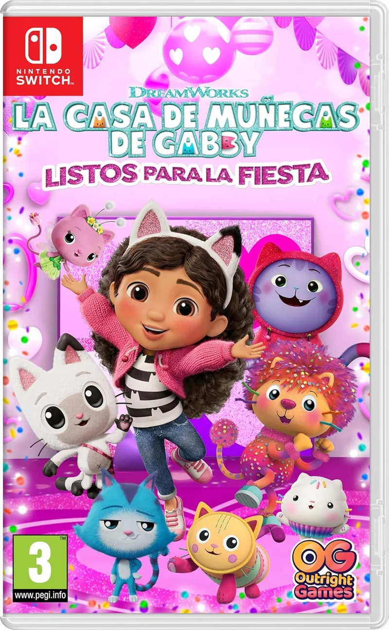 Outright Games ▫️ A Casa das Bonecas da Gabby: Prontos para a festa - Switch