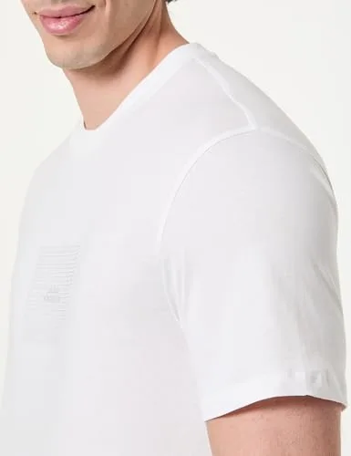 Armani Exchange ▫️ Camiseta de homem com logótipo frontal simples impresso em 3D 2