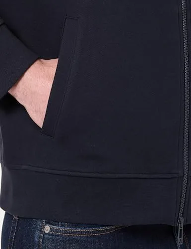 Armani Exchange ▫️ corte reto e largo, logótipo bordado, fecho de correr metálico – Camisola com capuz para homem (pacote de 1) 4