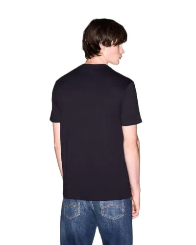 Armani Exchange ▫️ Camisola de homem com logótipo frontal simples impresso em 3D 2