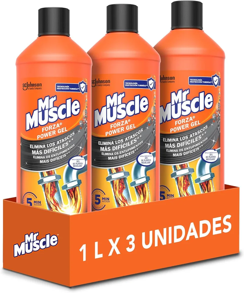Mr Muscle ▫️ Plunger 1L Embalagem x3