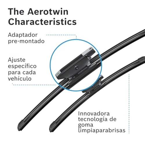 Bosch Automotive ▫️ Bosch Aerotwin eA 012 S Limpa-para-brisas dianteiro 500 mm / 360 mm 6