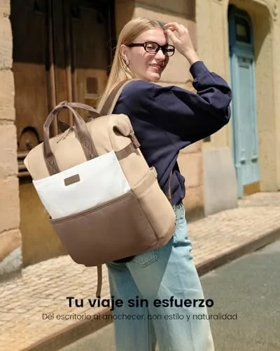 LOVEVOOK ▫️ Mochila para mulher, 15,6 polegadas, mochilas para portátil 2