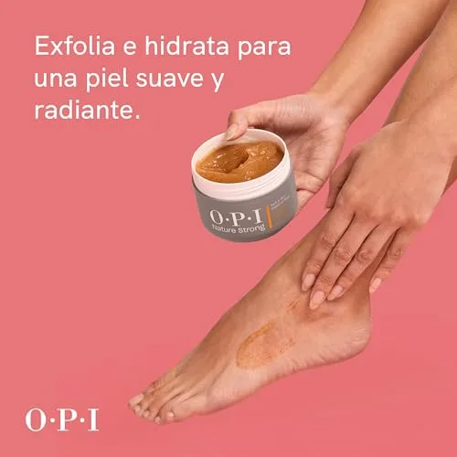 OPI ▫️ Nature Strong Skincare – Creme hidratante com manteiga de karité – Esfoliante com sal marinho – Tratamento para os pés com óleo de chá – Para mãos e pés suaves e renovados 2