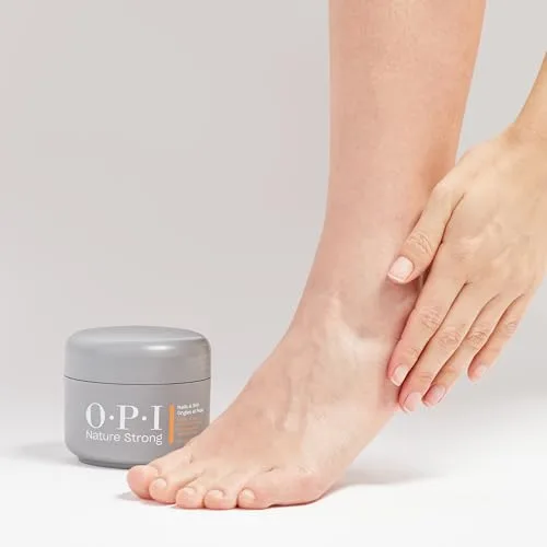 OPI ▫️ Nature Strong Skincare – Creme hidratante com manteiga de karité – Esfoliante com sal marinho – Tratamento para os pés com óleo de chá – Para mãos e pés suaves e renovados 3