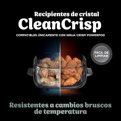 Ninja ▫️ CRISPi, Fritadeira de Ar Quente Portátil, 3,8 L, Pedra Dourada, FN101EUSTGD 6