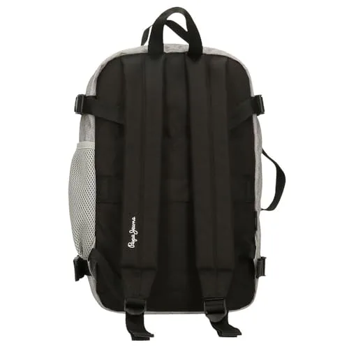 Pepe Jeans ▫️ Mochila de cabine Aris Evergreen, cinzenta, 25 x 40 x 20 cm 4