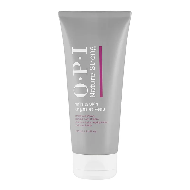 OPI Nature Strong Skincare - Moisture Mission - Creme Hidratante para Mãos e Pés com Manteiga de Karité para Pele Seca - Tratamento Intensivo