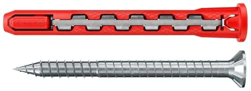 fischer ▫️ HybridPower 10 x 90 T, buchas para máxima capacidade de carga e segurança, fácil montagem sem ferramentas, universais para materiais perfurados e sólidos, alvenaria, betão 5