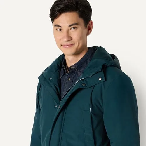 Amazon Essentials ▫️ Casaco Parka Moderno de Corte Oversize com Capuz para Homem 4