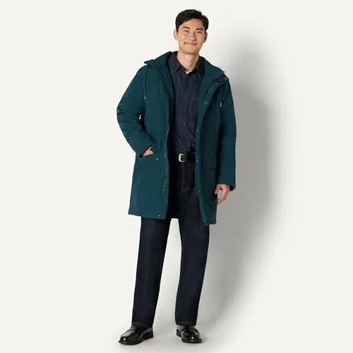 Amazon Essentials ▫️ Casaco Parka Moderno de Corte Oversize com Capuz para Homem 5
