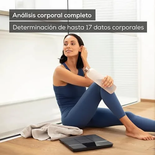 Beurer ▫️ BF 450 – balança pessoal com ligação à aplicação, balança digital de gordura corporal com 17 parâmetros de medição, superfície mate em mosaico, 8 memórias de utilizador, 180 kg 2