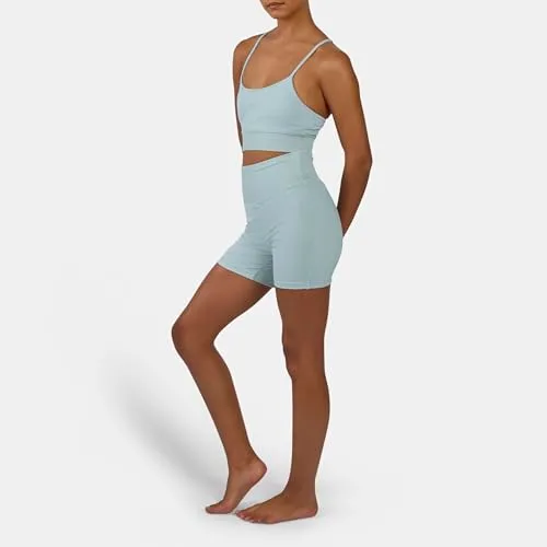 Reebok ▫️ Lux Peached Booty Shorts - Calções casuais para mulher 3