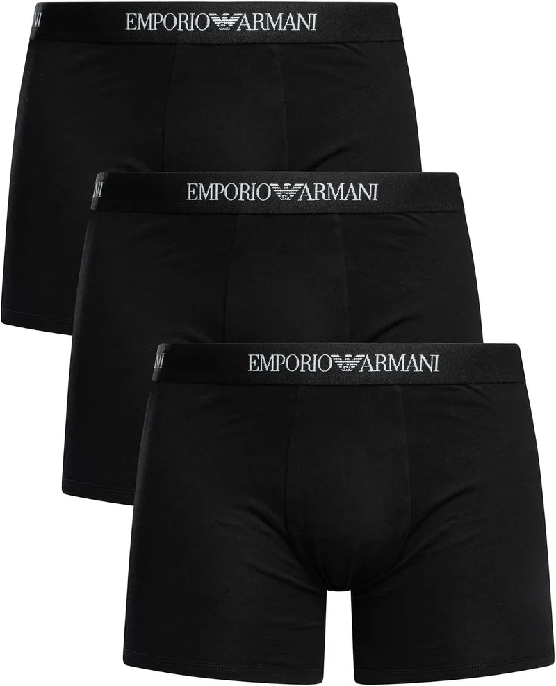 Emporio Armani ▫️ Conjunto de 3 boxers - Roupa interior masculina (Conjunto de 3)