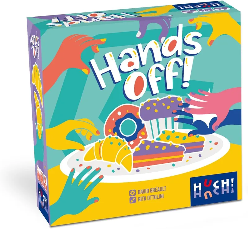 HUCH! ▫️ Hands Off!, Jogo Familiar com Dados e Cartas, Jogo de reação para dedos rápidos e olhos afiados, para 2 a 6 jogadores a partir dos 6 anos