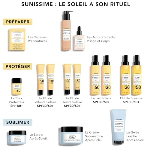 Lierac ▫️ Sunissime - Sérum Autobronzeador Facial 30 ml - DHA Natural - Ácido Hialurónico - Vitamina E - 98% Natural 4